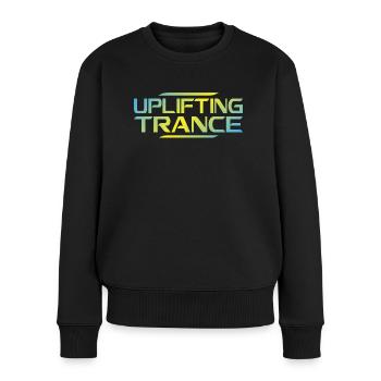 Aufmunternde Trance-Musik | Goa Psy Acid Festival - Frauen Premium Bio Pullover - Schwarz - Vorne - Julia (174cm)