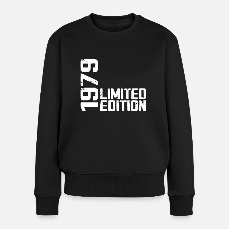 Legendär seit 1979 Geburtstagsgeschenk 1979 - Frauen Premium Bio Pullover - Schwarz