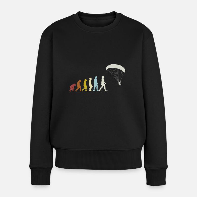 Parapente Parapente Évolution - Pull Premium bio Femme - noir