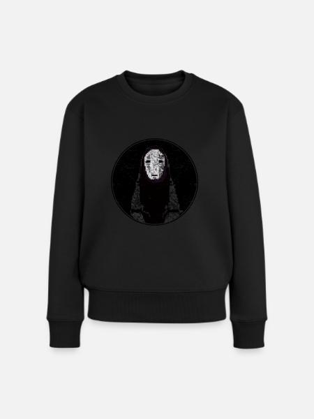 ohngesicht - Frauen Premium Bio Pullover - Schwarz
