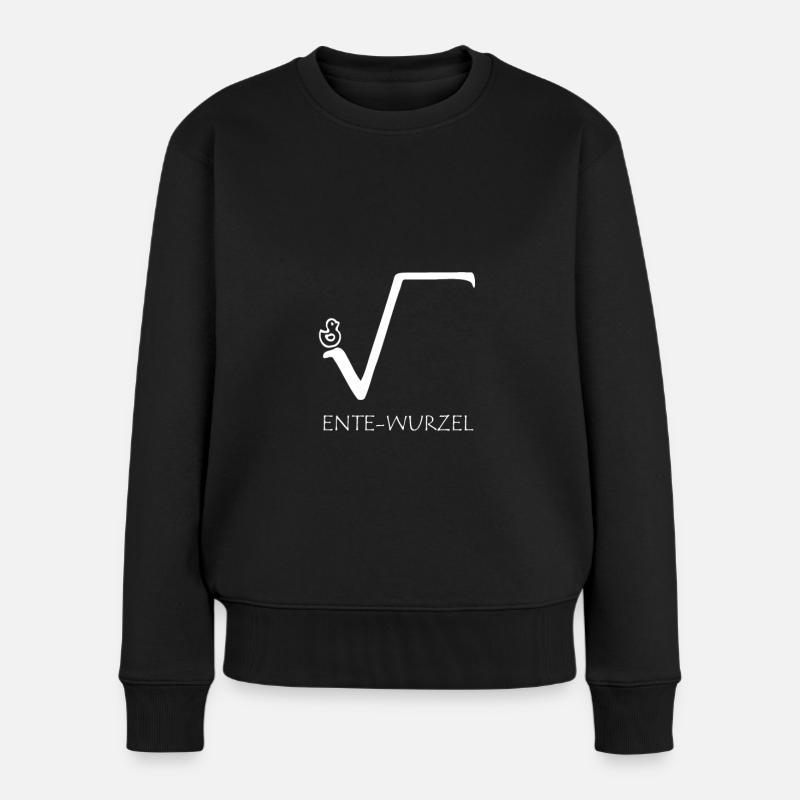 chemise de maths mathématiques de racine de canard - Pull Premium bio Femme - noir