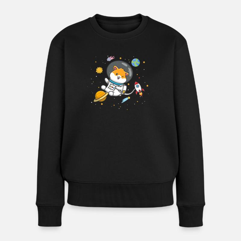 Hamster - Pull Premium bio Femme - noir