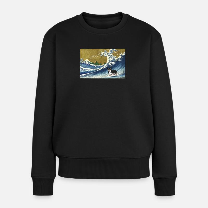 Corgi - Pull Premium bio Femme - noir