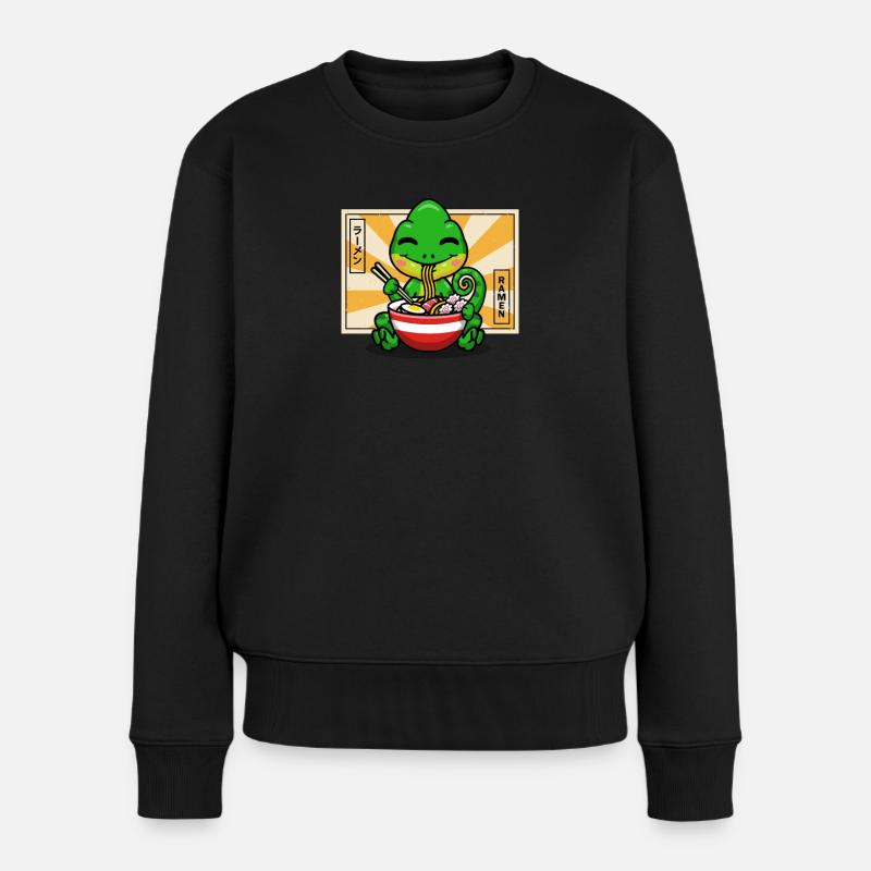 Caméléon - Pull Premium bio Femme - noir