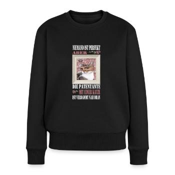 Godmother Aunt Godmother Baptismal Godchild - Women's Premium Organic Jumper - black - Front - Julia (174cm)