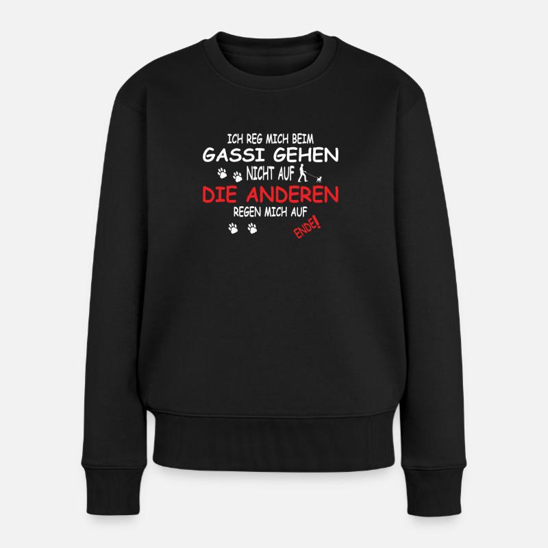 Hundezubehör Terrier Hundebesitzer - Frauen Premium Bio Pullover - Schwarz