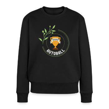 Autoball Siegerin Gewinner Turnier Meisterschaft - Frauen Premium Bio Pullover - Schwarz - Vorne - Julia (174cm)