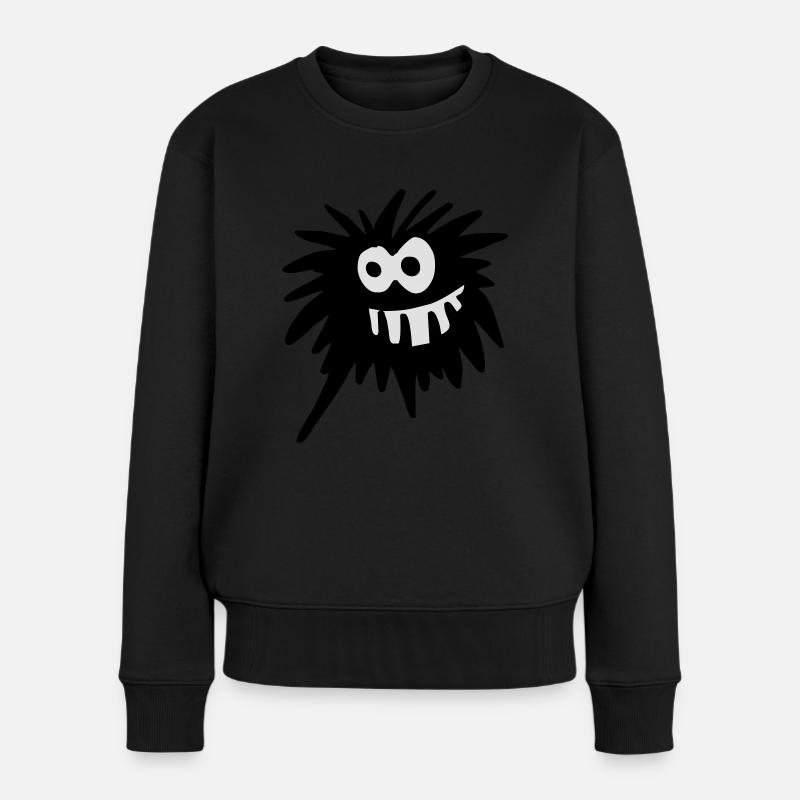 Monstre - Pull Premium bio Femme - noir