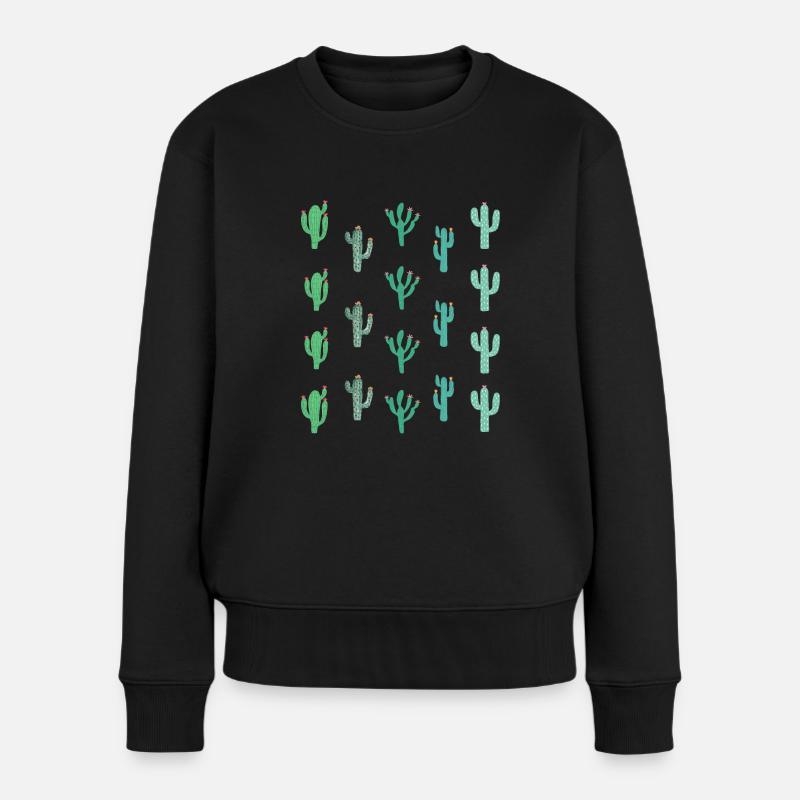 cactus - Pull Premium bio Femme - noir
