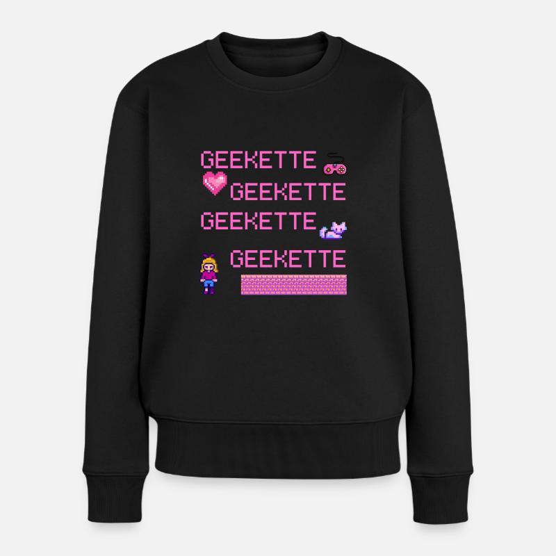 Geekette - Pull Premium bio Femme - noir