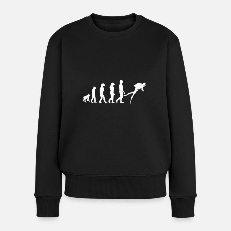 diving evolution - Women's Premium Organic Jumper - black