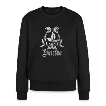 Druid Tabletop RPG T-Shirt - Women's Premium Organic Jumper - black - Front - Julia (174cm)