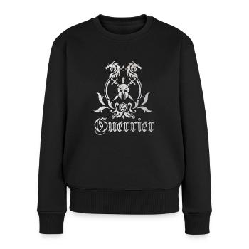 Warrior - Tabletop RPG T-Shirt - Women's Premium Organic Jumper - black - Front - Julia (174cm)