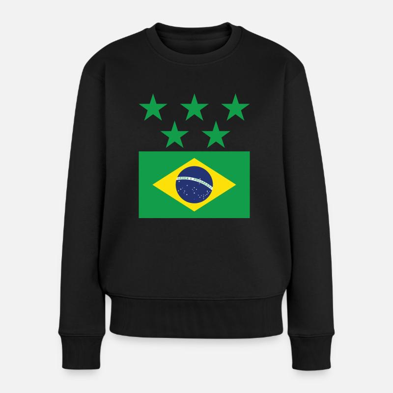 Brésil - Pull Premium bio Femme - noir