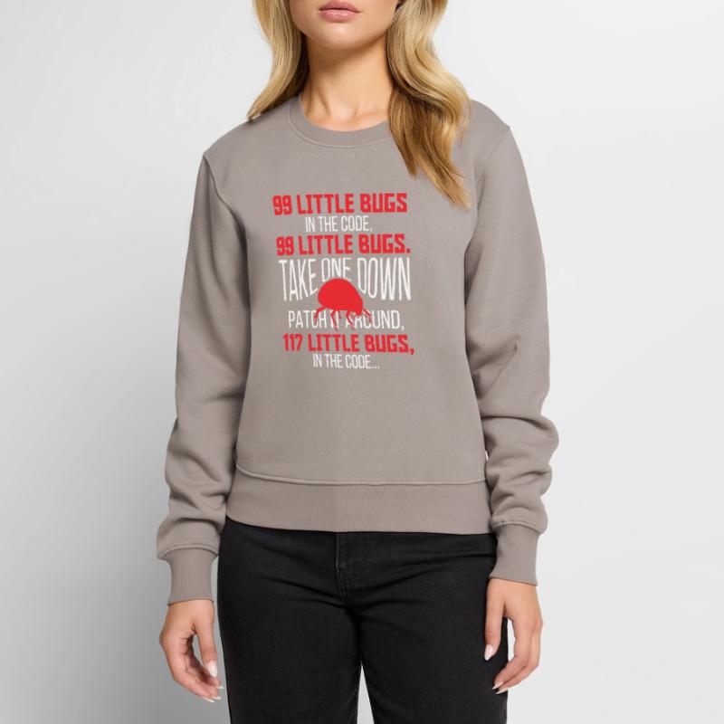 99 petits bugs dans le code Funny Programmer Pull Premium bio Femme