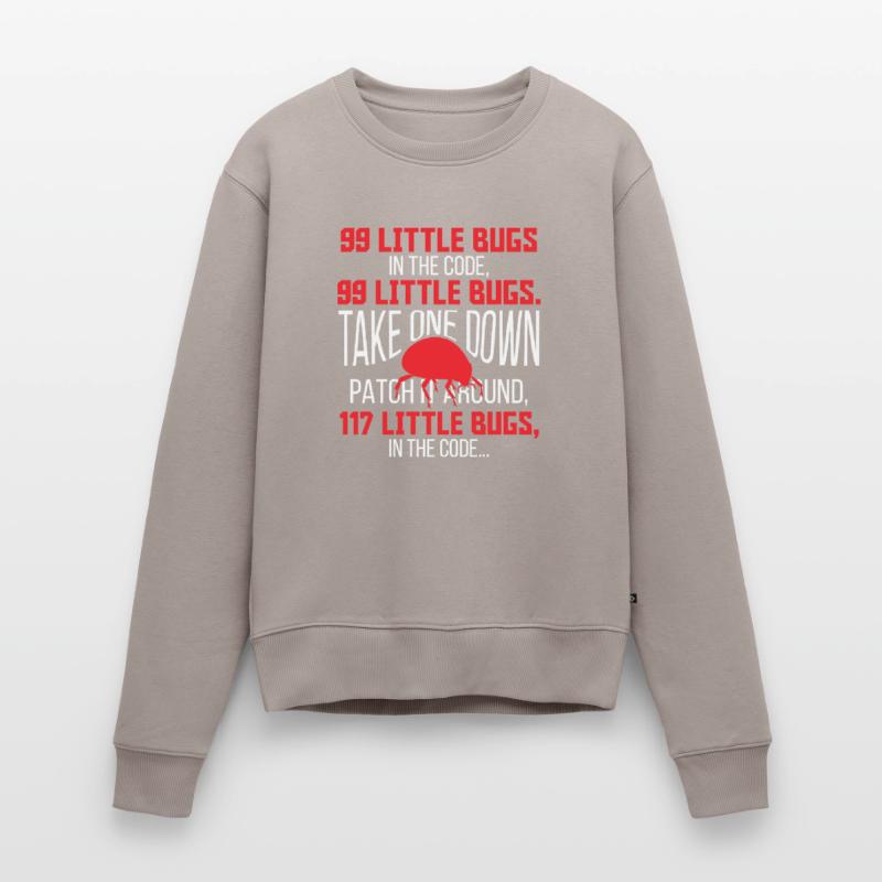 99 petits bugs dans le code Funny Programmer Pull Premium bio Femme