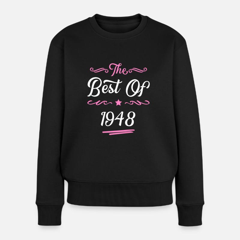 1948 best of - Frauen Premium Bio Pullover - Schwarz