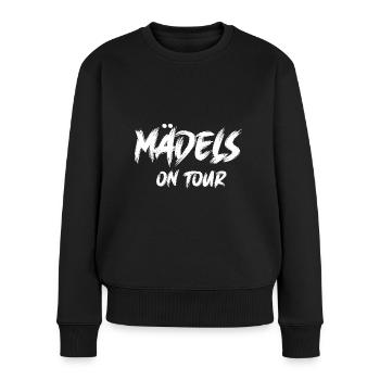Mädels Tour Frauen Mannschaft Verein Junggesellin - Frauen Premium Bio Pullover - Schwarz - Vorne - Julia (174cm)