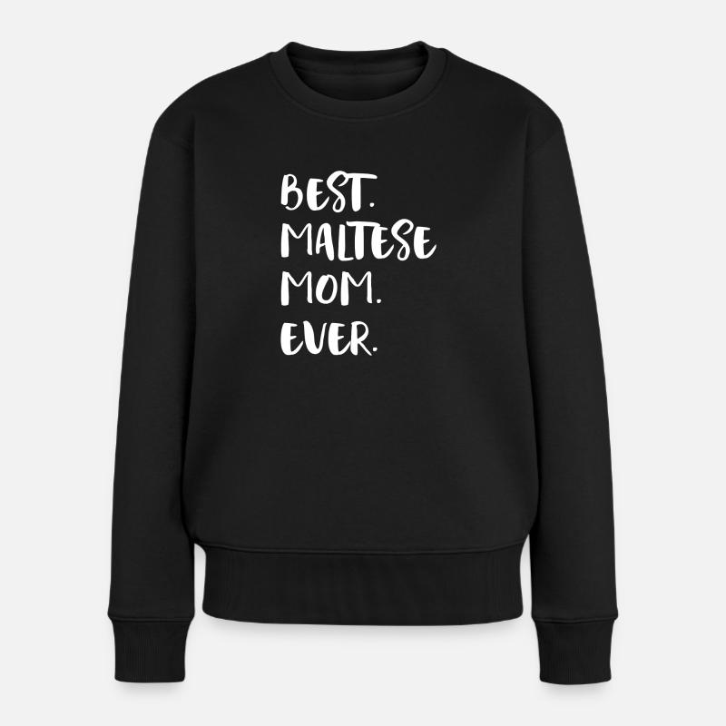 Malteser Maltese - Frauen Premium Bio Pullover - Schwarz