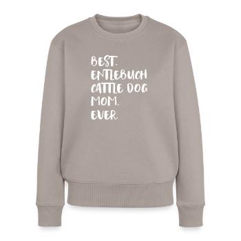 Entlebuch Cattle Dog Maman - Pull Premium bio Femme - taupe - Devant - Julia (174cm)