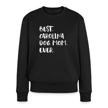 Carolina Chien Maman - Pull Premium bio Femme - noir - Devant - Julia (174cm)