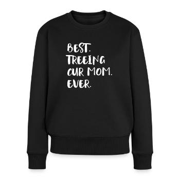 Treeing Cur Maman - Pull Premium bio Femme - noir - Devant - Julia (174cm)
