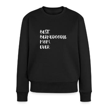 I Love My Bernedoodle Gift Dog Owner - Women's Premium Organic Jumper - black - Front - Julia (174cm)