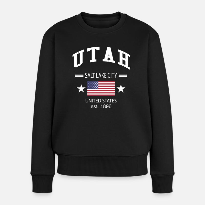 Utah - Pull Premium bio Femme - noir