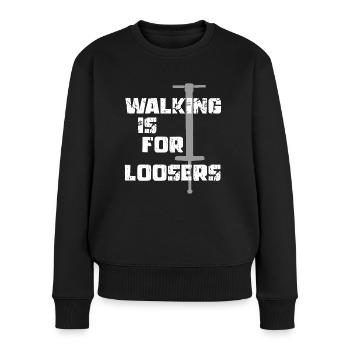 Pogo Stick Walking Lossers Xpogo - Women's Premium Organic Jumper - black - Front - Julia (174cm)