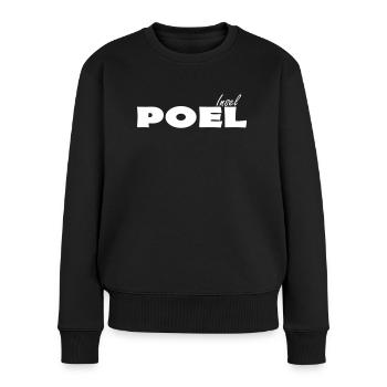 Insel Poel - Frauen Premium Bio Pullover - Schwarz - Vorne - Julia (174cm)