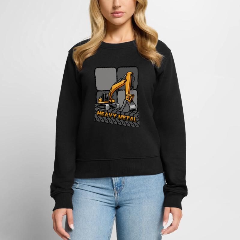 Bagger Baggerführer "Digger" Baggerschaufel Frauen Premium Bio Pullover