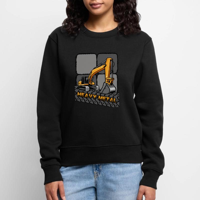Bagger Baggerführer "Digger" Baggerschaufel Frauen Premium Bio Pullover