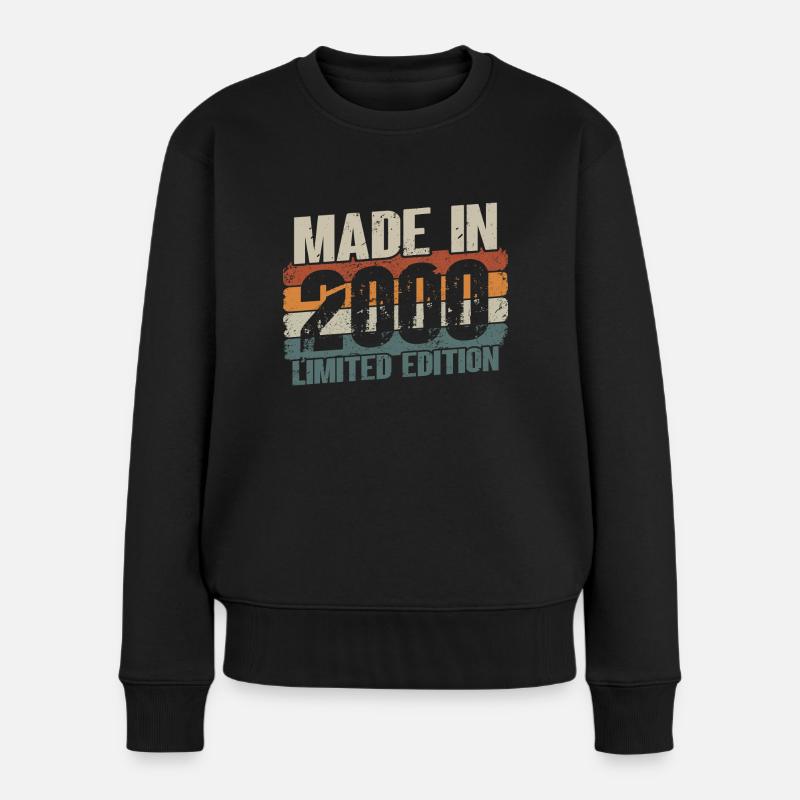 Né en 2000 21 ans - Pull Premium bio Femme - noir