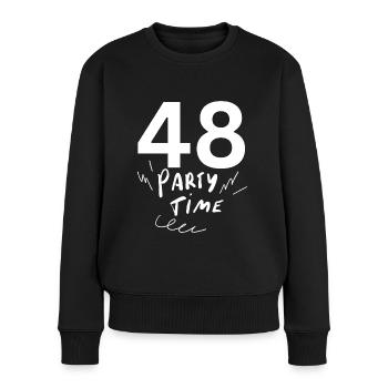 48 - Women's Premium Organic Jumper - black - Front - Julia (174cm)