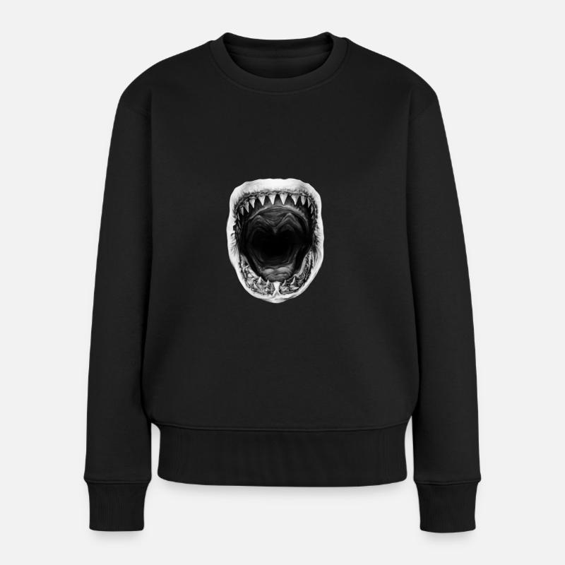 Hai - Frauen Premium Bio Pullover - Schwarz