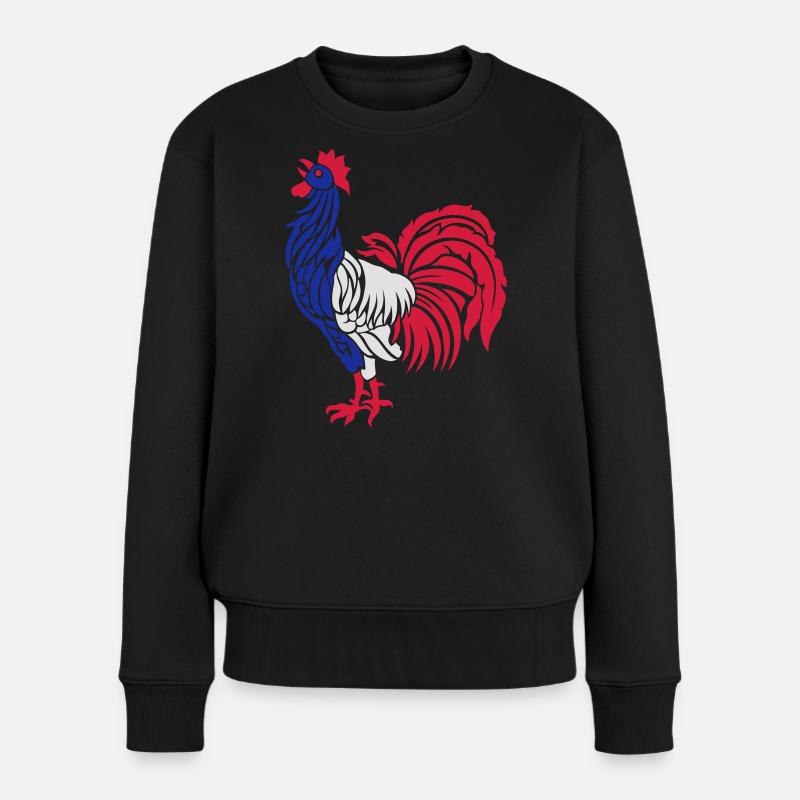 coq flexo - Pull Premium bio Femme - noir