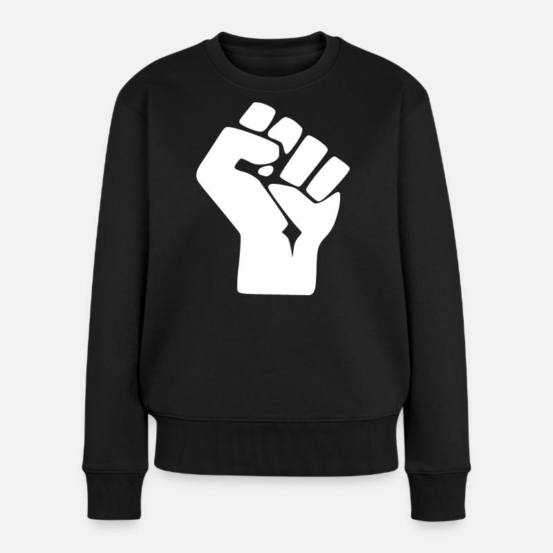 Faust - Frauen Premium Bio Pullover - Schwarz