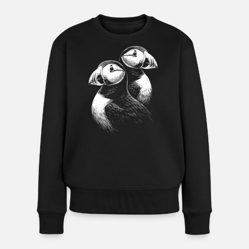 Macareux - Pull Premium bio Femme - noir