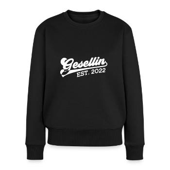 Handwerkerin Geselle Ausbildung 2022 Gesellin - Frauen Premium Bio Pullover - Schwarz - Vorne - Julia (174cm)