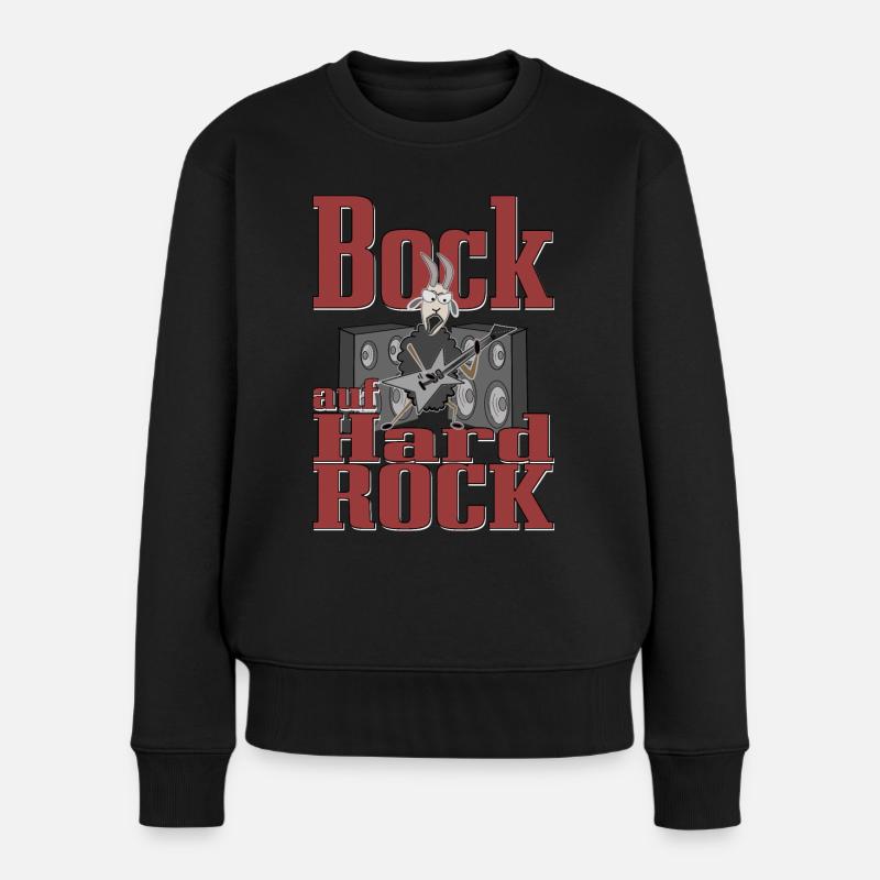 Hardrock - Frauen Premium Bio Pullover - Schwarz