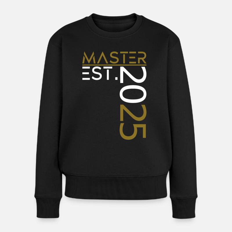 Master est. 2025 - Frauen Premium Bio Pullover - Schwarz