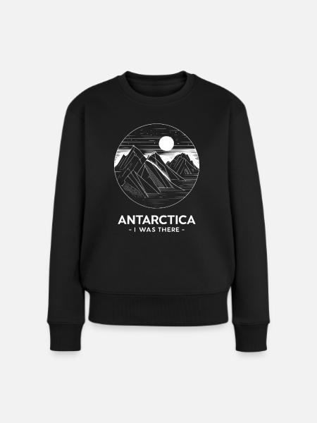 Antarktis - Ich war da - Frauen Premium Bio Pullover - Schwarz