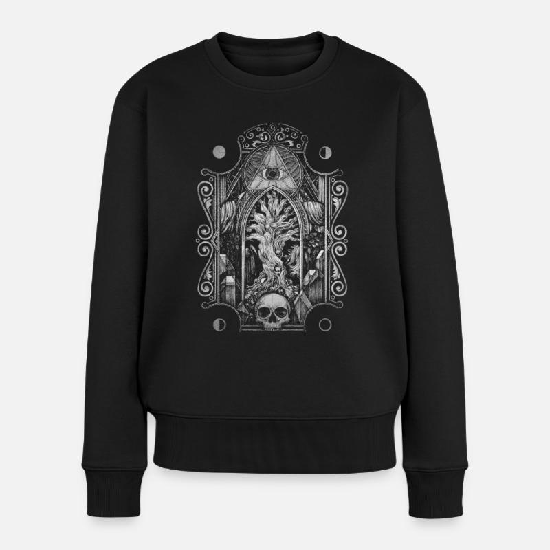 Dark visions - Women's Premium Organic Jumper - black