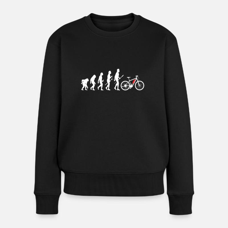 Évolution du vélo électrique - Pull Premium bio Femme - noir