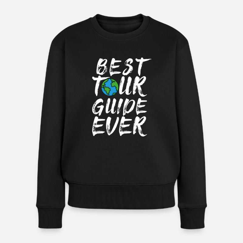 Bester Reiseleiter aller Zeiten Geschenk Reisen - Frauen Premium Bio Pullover - Schwarz