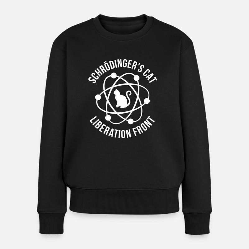 Physics Paradox Schrödinger's Cat - Women's Premium Organic Jumper - black