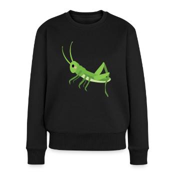 Grasshopper - Women's Premium Organic Jumper - black - Front - Julia (174cm)