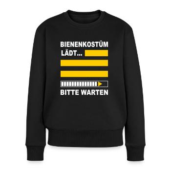Bienenkostüm Biene Kostüm lädt Bienen Kein Kostüm - Frauen Premium Bio Pullover - Schwarz - Vorne - Julia (174cm)