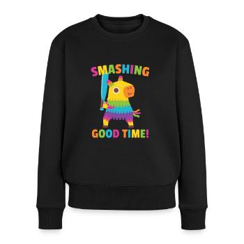 Pinata mignonne Smashing Good Time Cinco de Mayo - Pull Premium bio Femme - noir - Devant - Julia (174cm)