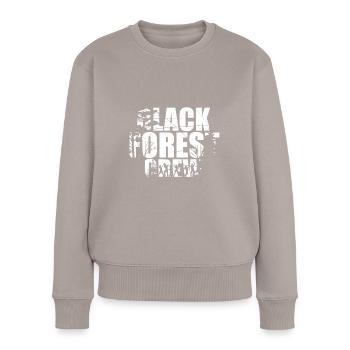 Schwarzwald Black Forest - Frauen Premium Bio Pullover - Taupe - Vorne - Julia (174cm)